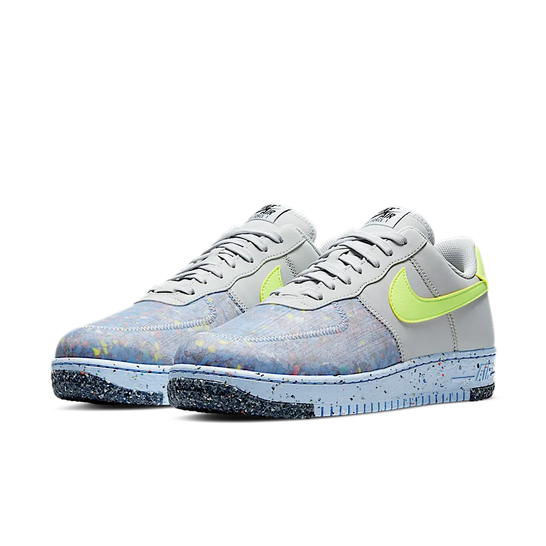 Nike Air Force 1 Crater Pure Platinum Barely Volt, Pure Platinum/Barely Volt-Summit White (CZ1524-001)