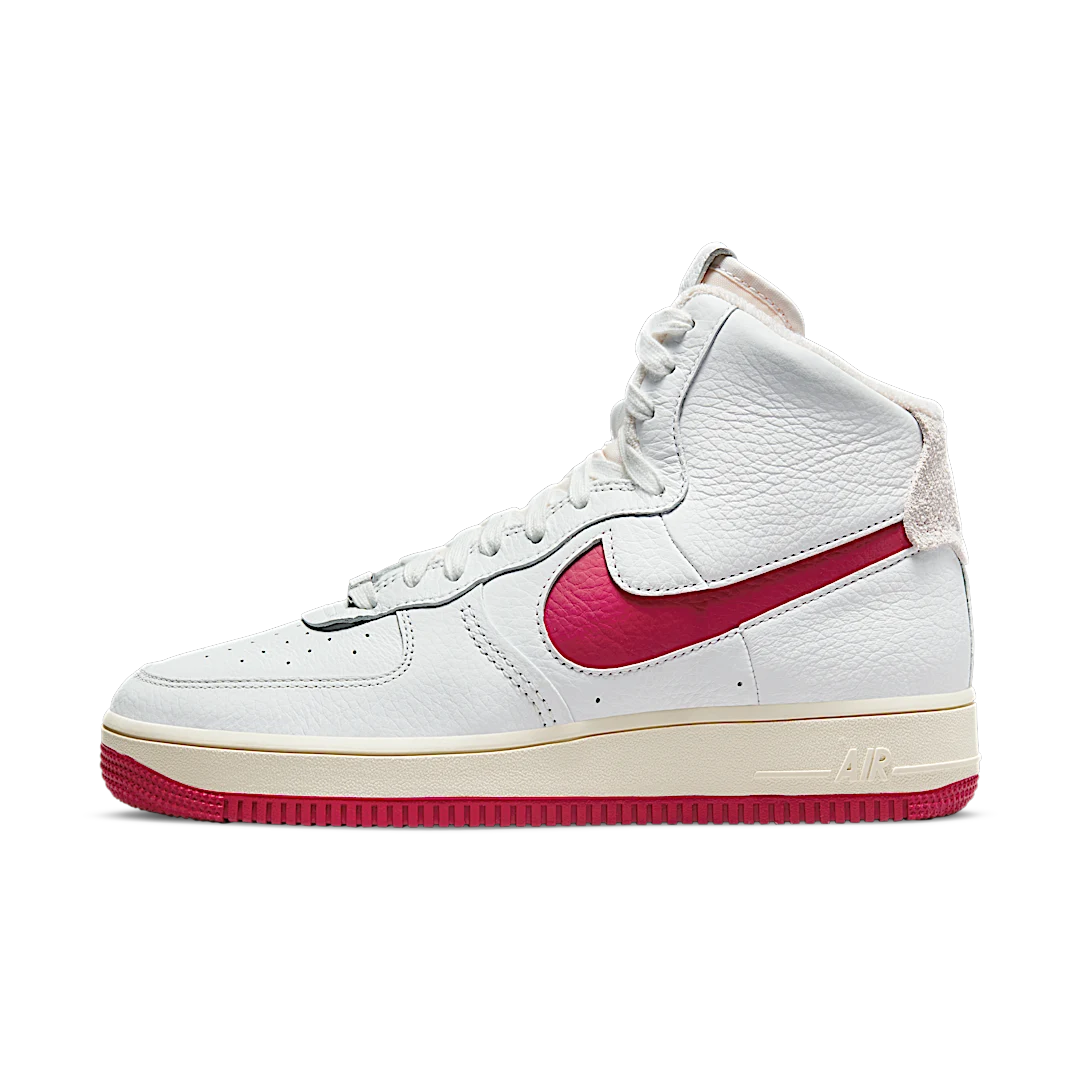 Nike Air Force 1 High Sculpt Summit White Gym Red, Summit White/Gym Red-Summit White (DC3590-100)