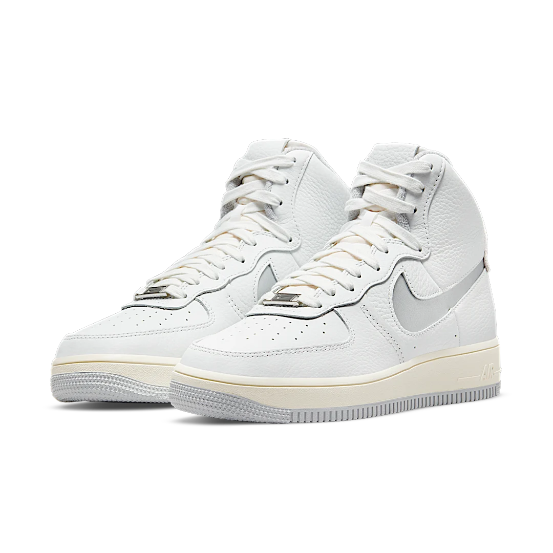 Nike Air Force 1 High Sculpt White Silver