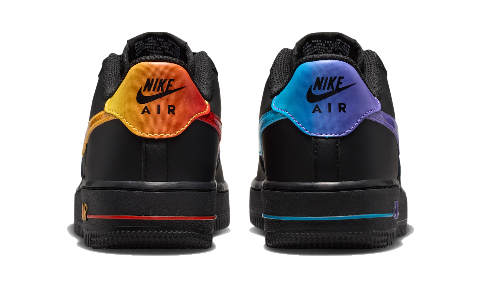 Nike Air Force 1 Low Black Multi-Color