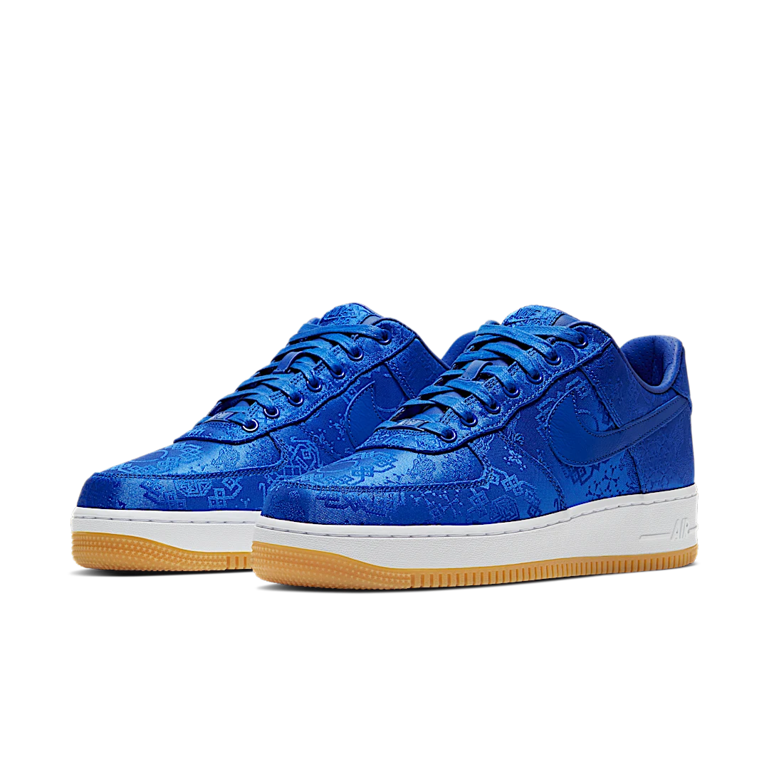 Nike Air Force 1 Low CLOT Blue Silk, University Blue/White-Gum (CJ5290-400)