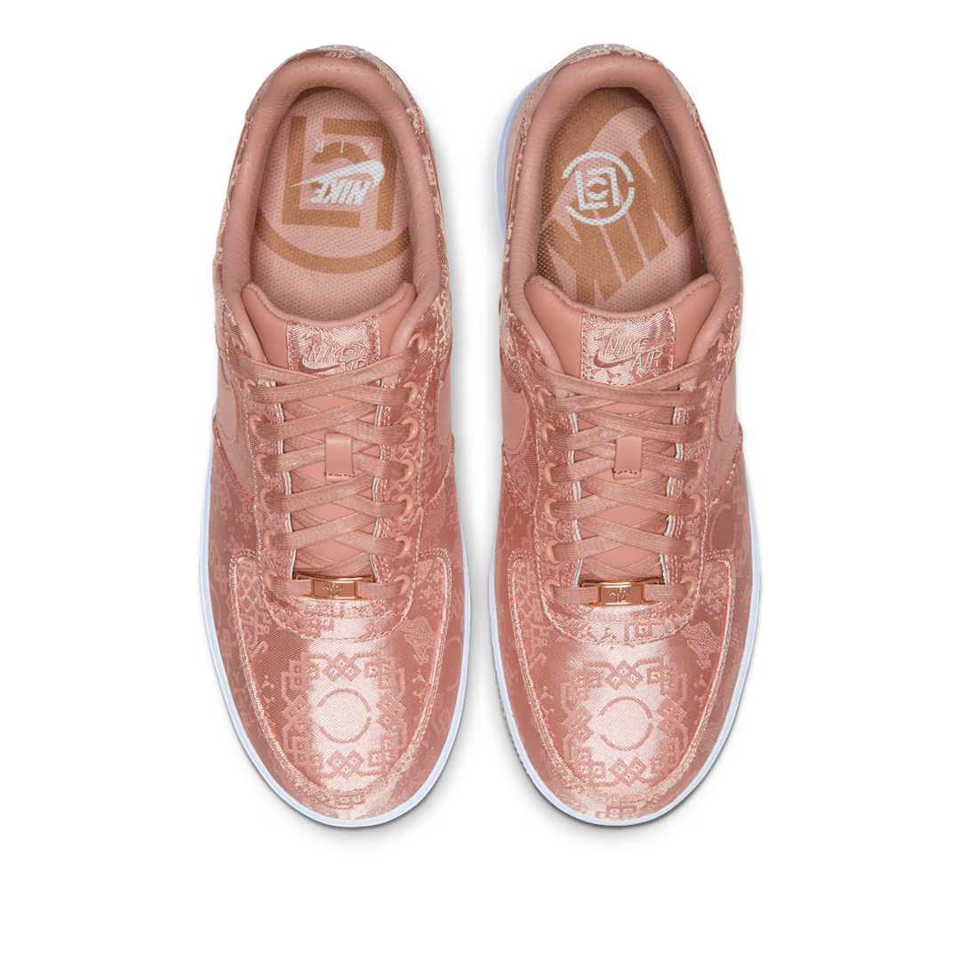 Nike Air Force 1 Low CLOT Rose Gold Silk (Regular Box) - Sneak