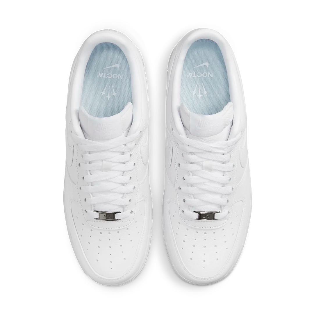 Nike Air Force 1 Low Drake NOCTA Certified Lover Boy, White/White-Cobalt Tint-White (CZ8065-100 / FV9918-100)