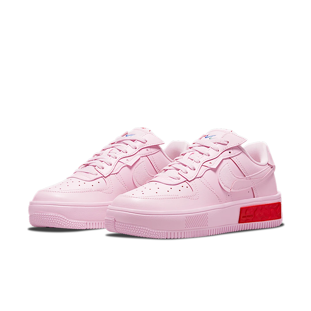 Nike Air Force 1 Low Fontanka Foam Pink, Pink Foam/Pink Foam-University Red (DA7024-600)