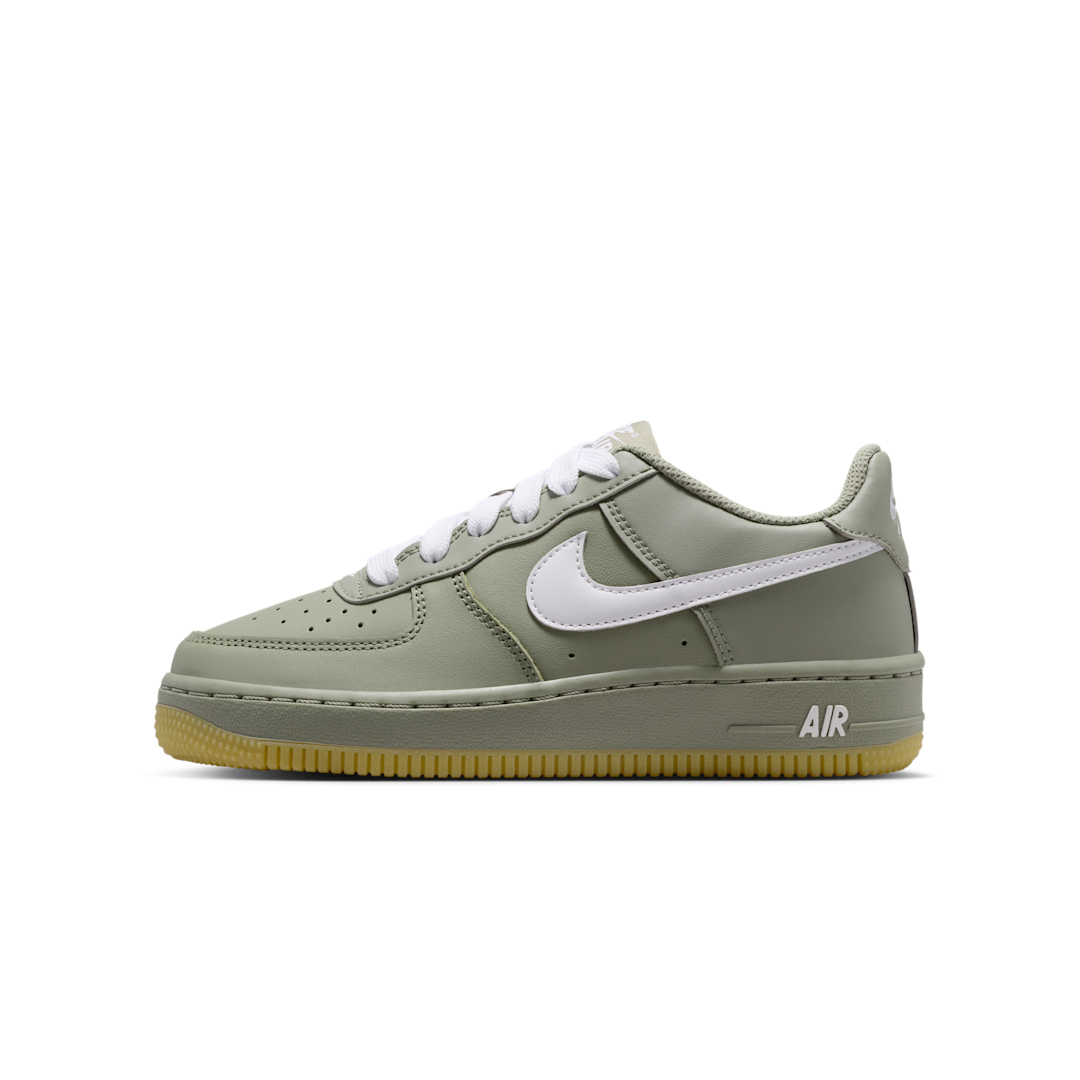Nike Air Force 1 Low LV8 Light Army Gum White, Light Army/Gum Light Brown/Metallic Silver/White (HQ1911-300)