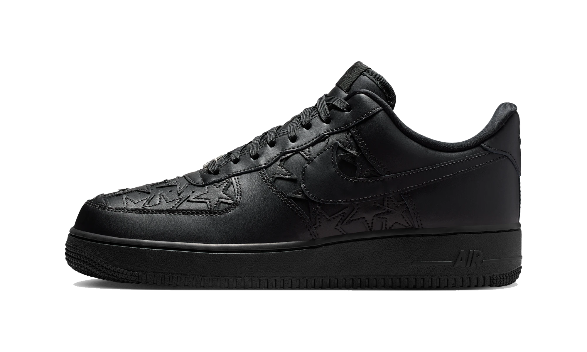 Nike Air Force 1 Low LV8 Triple Black Stars