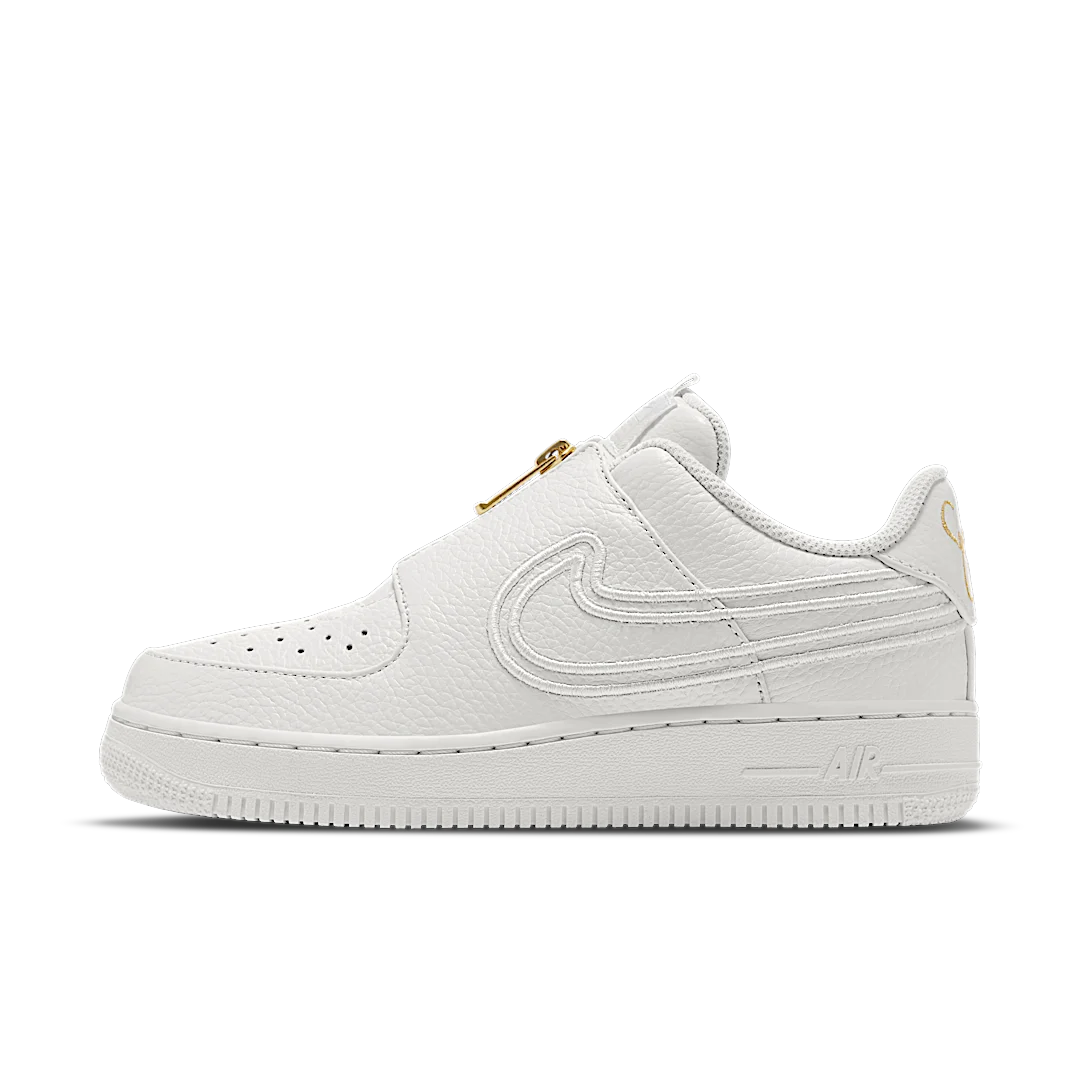 Nike Air Force 1 Low LXX Zip Serena Williams Summit White, Summit White/Summit White-Cave Purple-Metallic Gold (DM5036-100)