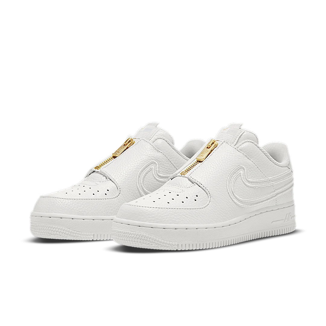 Nike Air Force 1 Low LXX Zip Serena Williams Summit White, Summit White/Summit White-Cave Purple-Metallic Gold (DM5036-100)