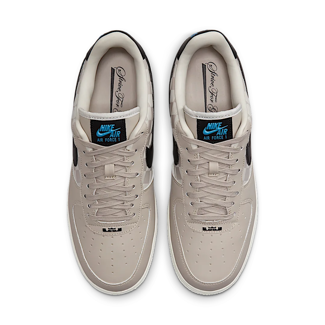 Nike Air Force 1 Low LeBron James Strive For Greatness, Cream II/Black-Sail-Black (DC8877-200)