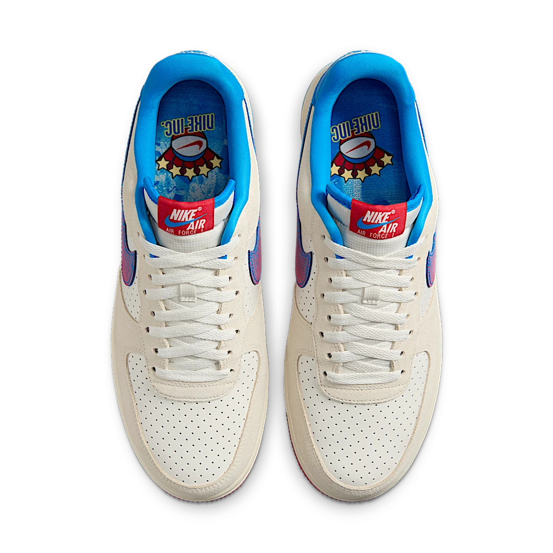 Nike Air Force 1 Low Nike Inc Pop Art, Coconut Milk/Sail/Photo Blue/University Red (HQ3618-113)