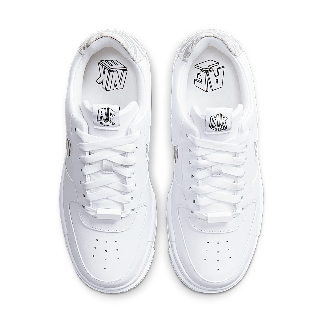Nike Air Force 1 Low Pixel SE White Zebra, White/Particle Grey-Summit White (DH9632-100)