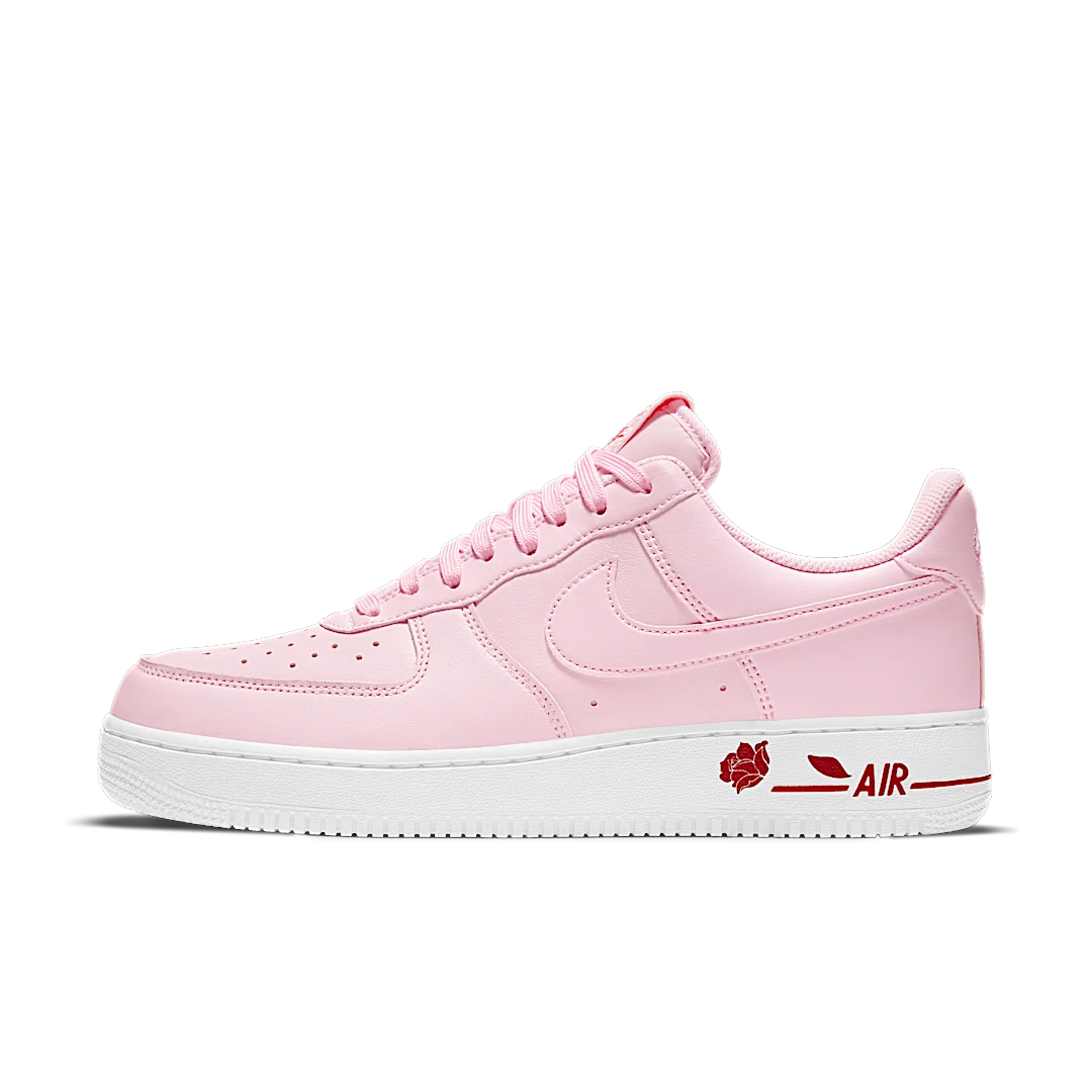 Nike Air Force 1 Low Rose Pink, Pink Foam/White/University Red-Pine Green (CU6312-600)