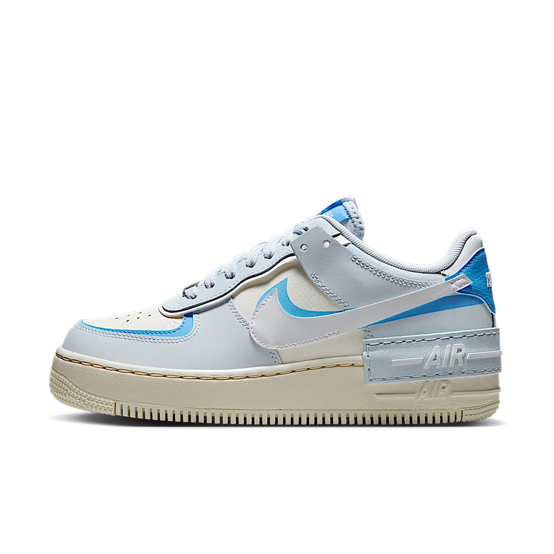Nike Air Force 1 Low Shadow Blue Tint University Blue, Blue Tint/White-University Blue-Sail (DZ1847-400)
