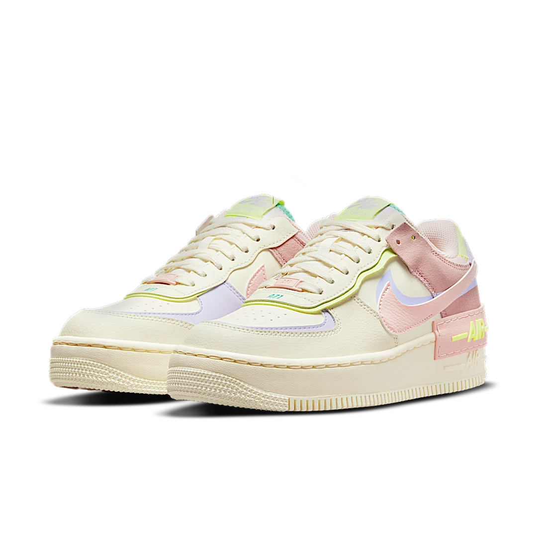 Nike Air Force 1 Low Shadow Cashmere, Cashmere/Pure Violet/Pink Oxford/Pale Coral (CI0919-700)