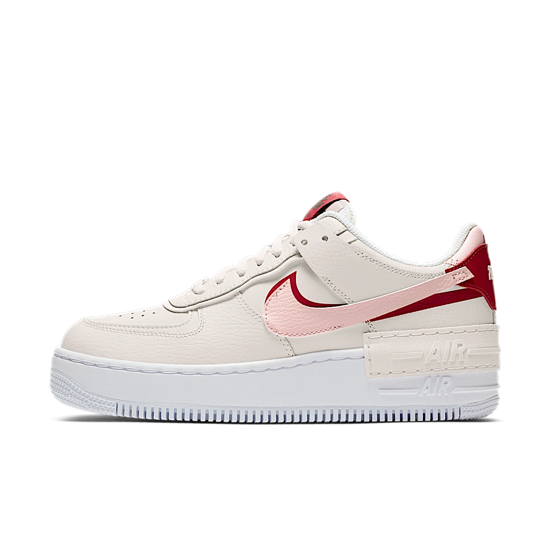 Nike Air Force 1 Low Shadow Phantom, Phantom/Echo Pink-Gym Red (CI0919-003)