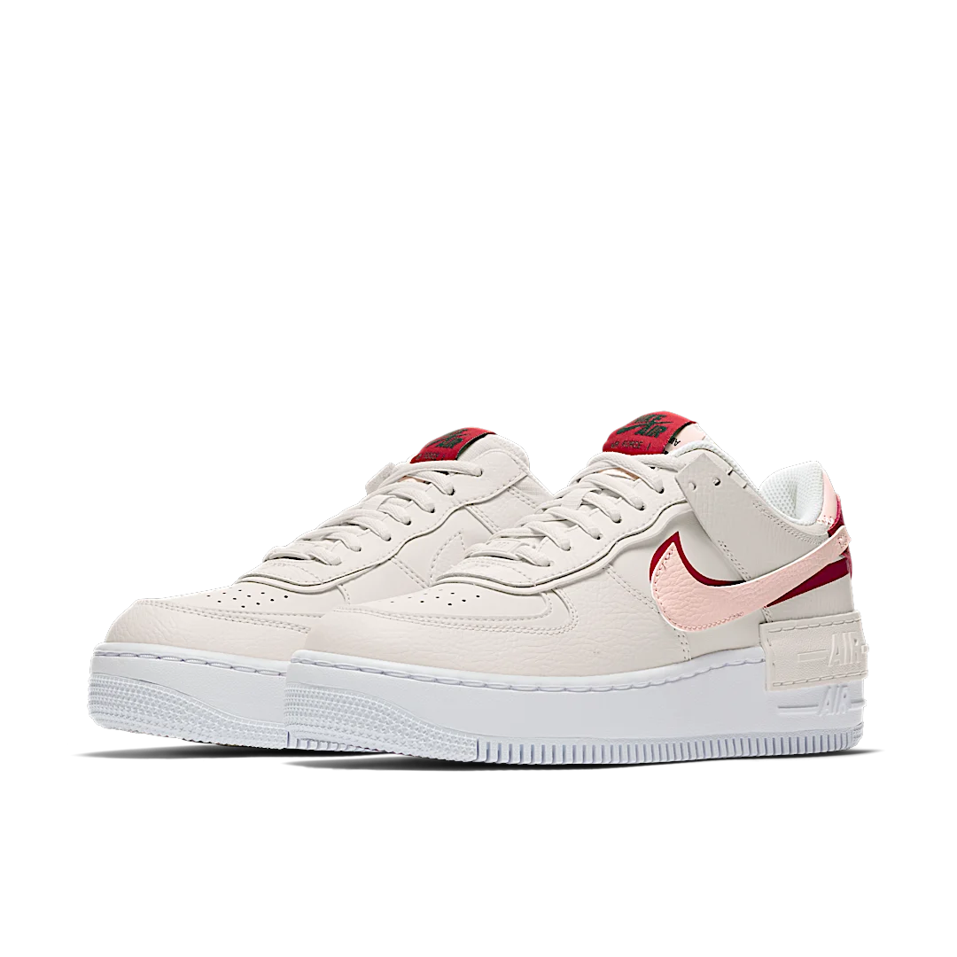 Nike Air Force 1 Low Shadow Phantom, Phantom/Echo Pink-Gym Red (CI0919-003)