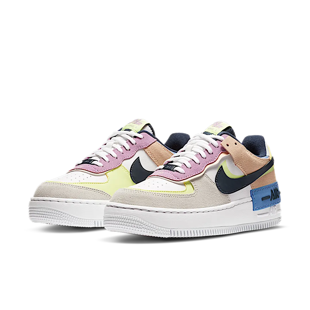 Nike Air Force 1 Low Shadow Photon Dust Crimson Tint, Photon Dust/Barely Volt-Crimson Tint-Royal Pulse (CU8591-001)