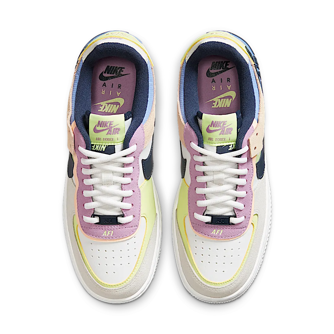 Nike Air Force 1 Low Shadow Photon Dust Crimson Tint, Photon Dust/Barely Volt-Crimson Tint-Royal Pulse (CU8591-001)