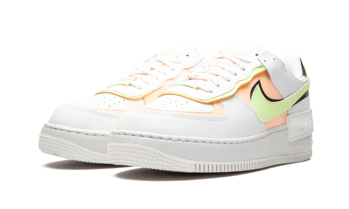 Nike Air Force 1 Low Shadow Summit White Barely Volt Crimson Tint