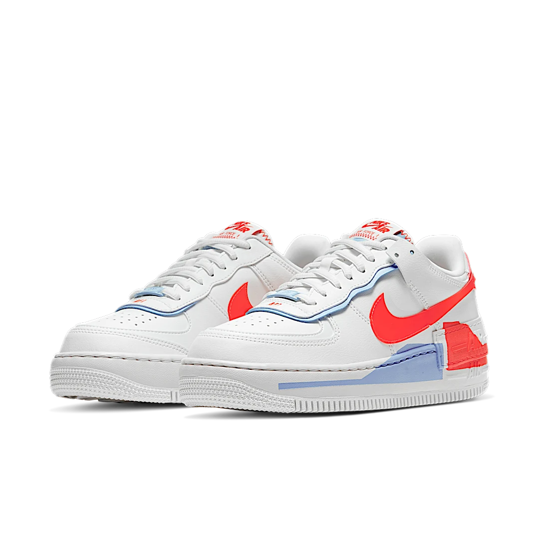 Nike Air Force 1 Low Shadow Summit White Team Orange, Summit White/Summit White-Team Orange (CQ9503-100)