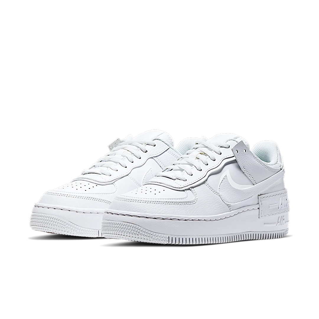 Nike Air Force 1 Low Shadow Triple White, White/White/White (CI0919-100)