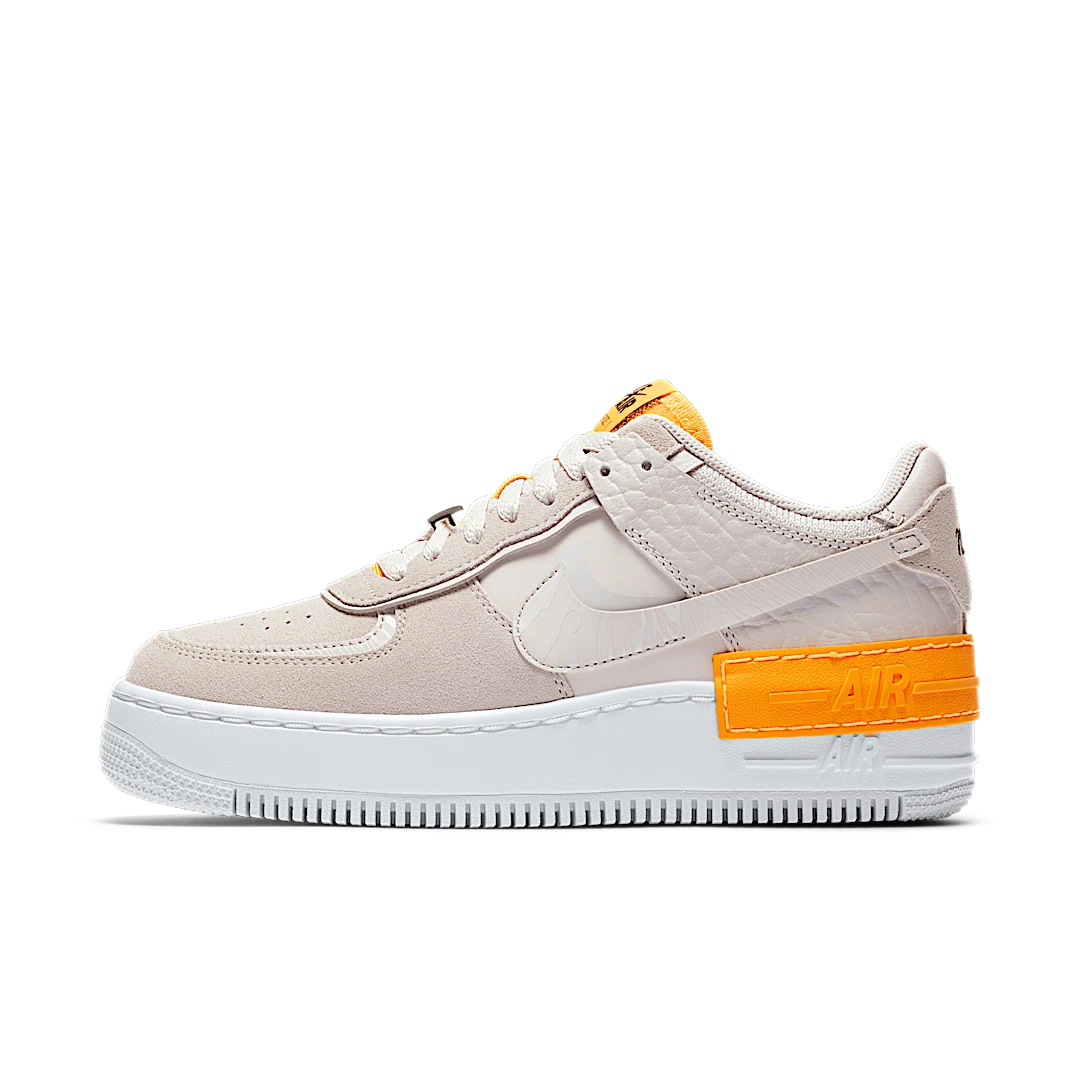 Nike Air Force 1 Low Shadow Vast Grey Laser Orange, Vast Grey/Laser Orange-White-Vast Grey (CU3446-001)