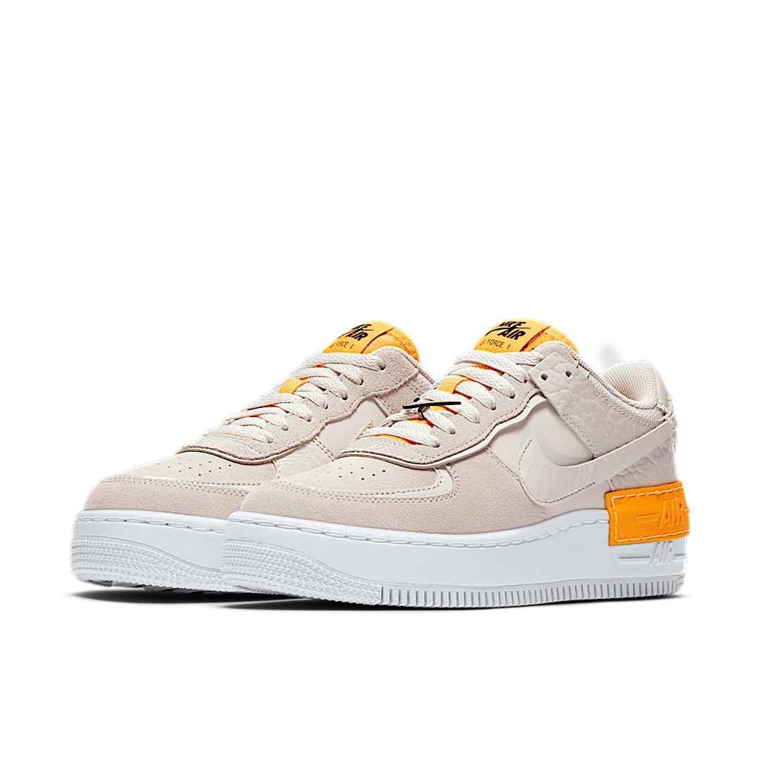 Nike Air Force 1 Low Shadow Vast Grey Laser Orange, Vast Grey/Laser Orange-White-Vast Grey (CU3446-001)