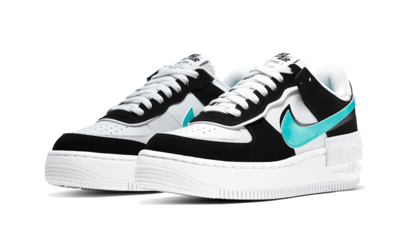 Nike Air Force 1 Low Shadow White Black Aurora