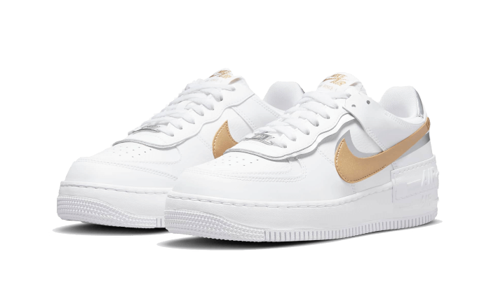 Nike Air Force 1 Low Shadow White Gold