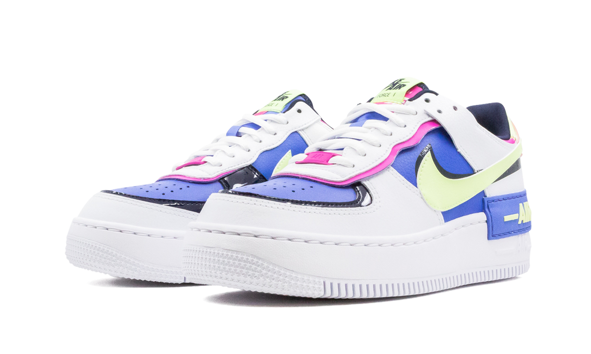 Nike Air Force 1 Low Shadow White Sapphire Barely Volt