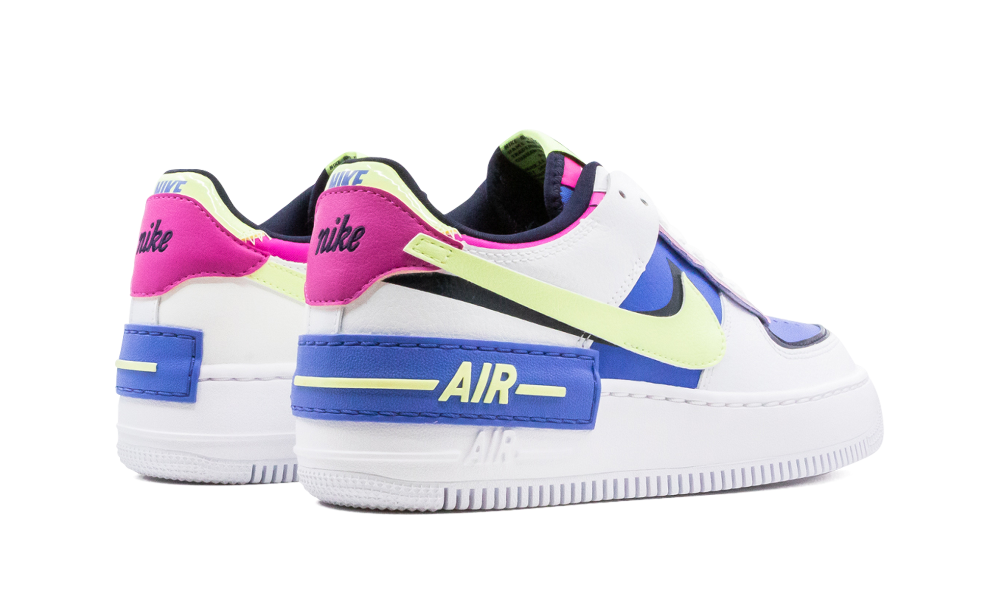 Nike Air Force 1 Low Shadow White Sapphire Barely Volt