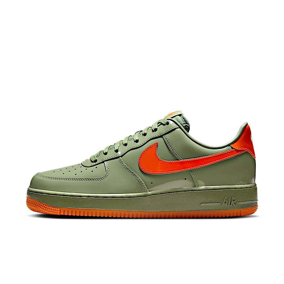 Nike Air Force 1 Low Wet Putty 2.0, Oil Green/Safety Orange-Platinum Tint (HJ9118-386)