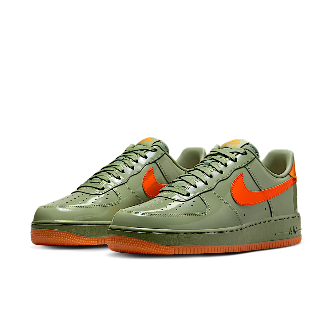 Nike Air Force 1 Low Wet Putty 2.0, Oil Green/Safety Orange-Platinum Tint (HJ9118-386)