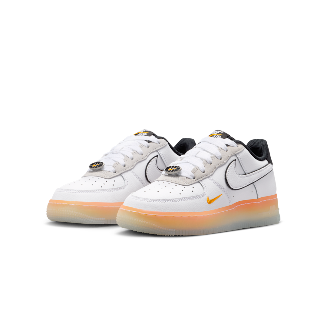 Nike Air Force 1 Low White Black Orange Peel