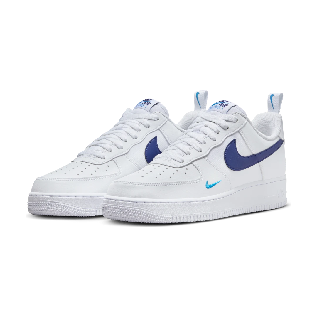 Nike Air Force 1 Low White Light Photo Blue Deep Royal Blue