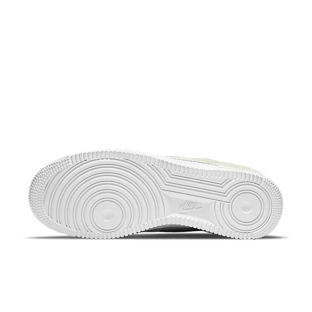 Nike Air Force 1 Low White Pony Hair Heel, Photon Dust/White (DM9088-001)