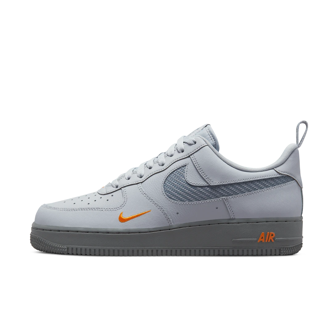 Nike Air Force 1 Low Wolf Grey Kumquat, Wolf Grey/Cool Grey/Kumquat/White (DR0155-001)