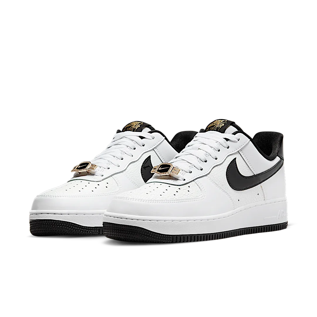 Nike Air Force 1 Low World Champ, White/Black/Gold (DR9866-100)