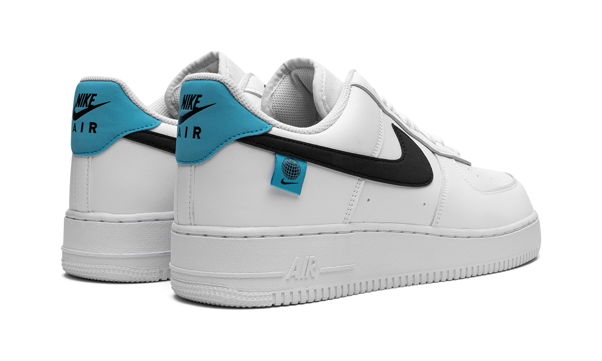 Nike Air Force 1 Low Worldwide White Blue Fury Black