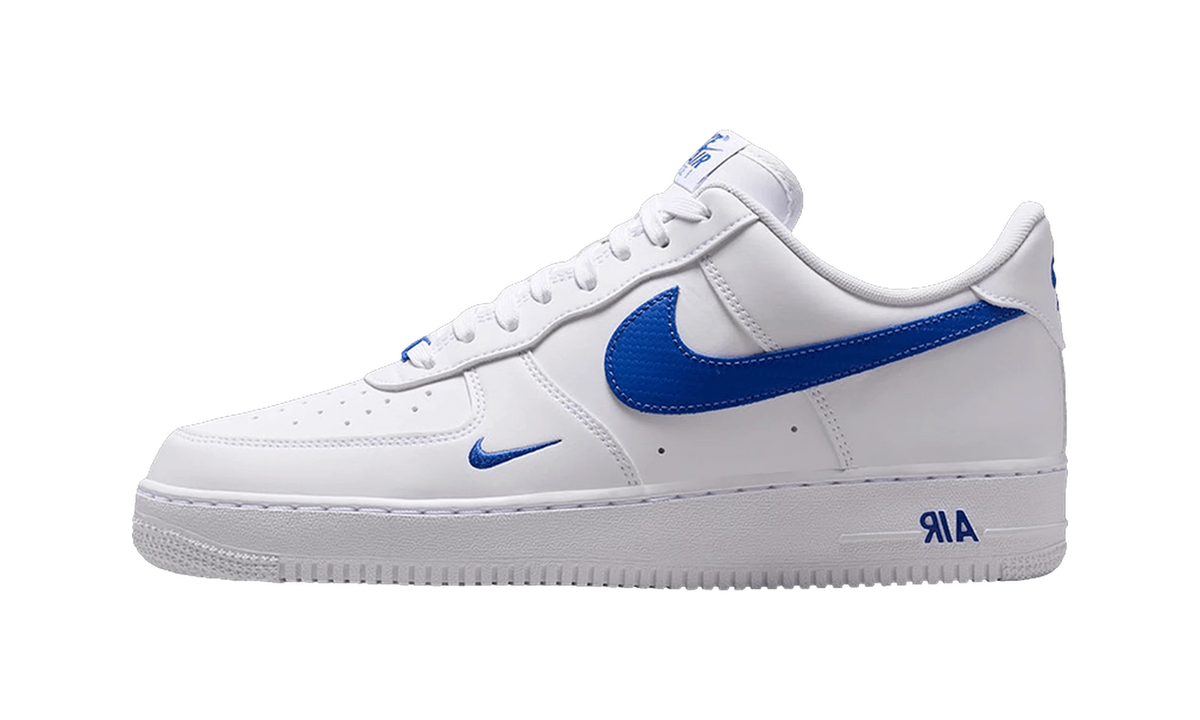 Nike Air Force 1 Low '07 Carbon Fiber Swoosh White Game Royal