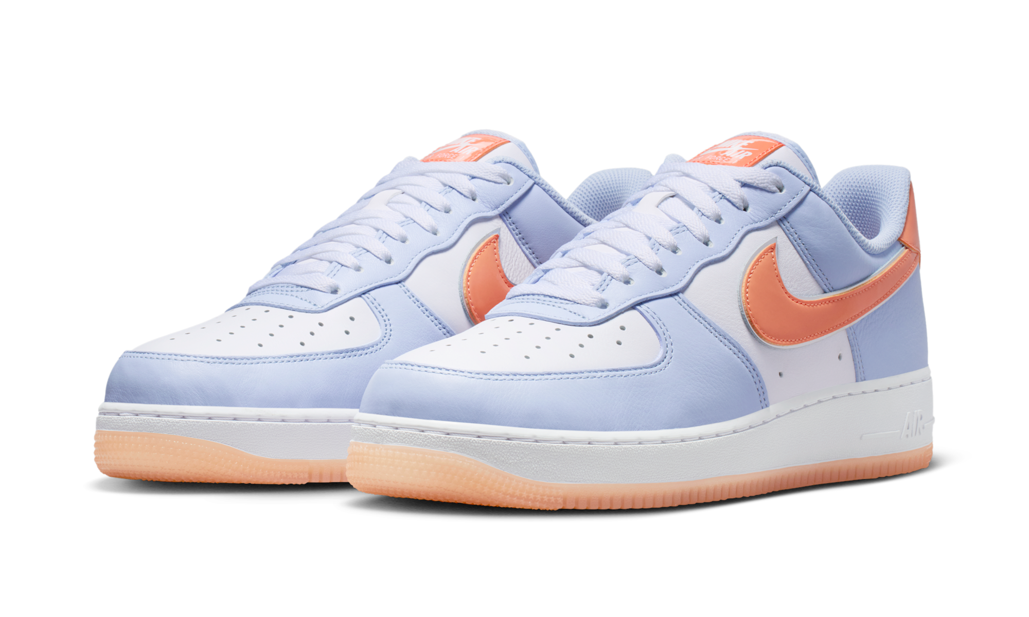 Nike Air Force 1 Low '07 Hydrogen Blue Orange Frost