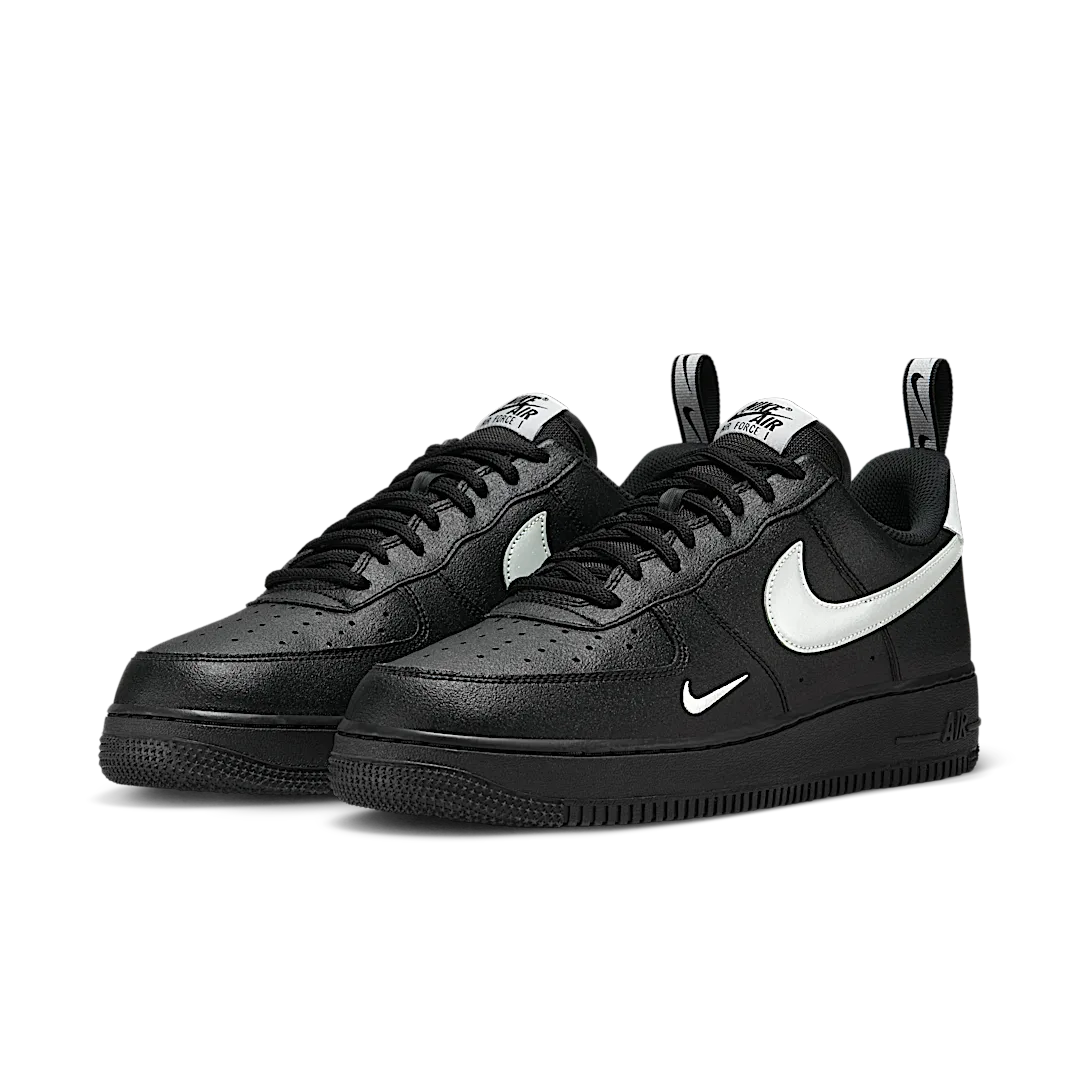 Nike Air Force 1 Low '07 LV8 Black Metallic Silver, Black/Metallic Silver (DX8967-001)
