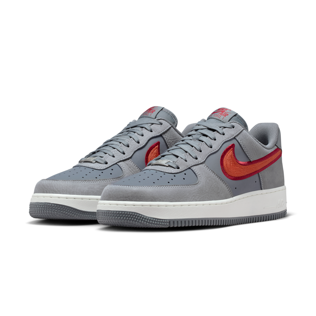 Nike Air Force 1 Low '07 LV8 Cool Grey Crimson Rust