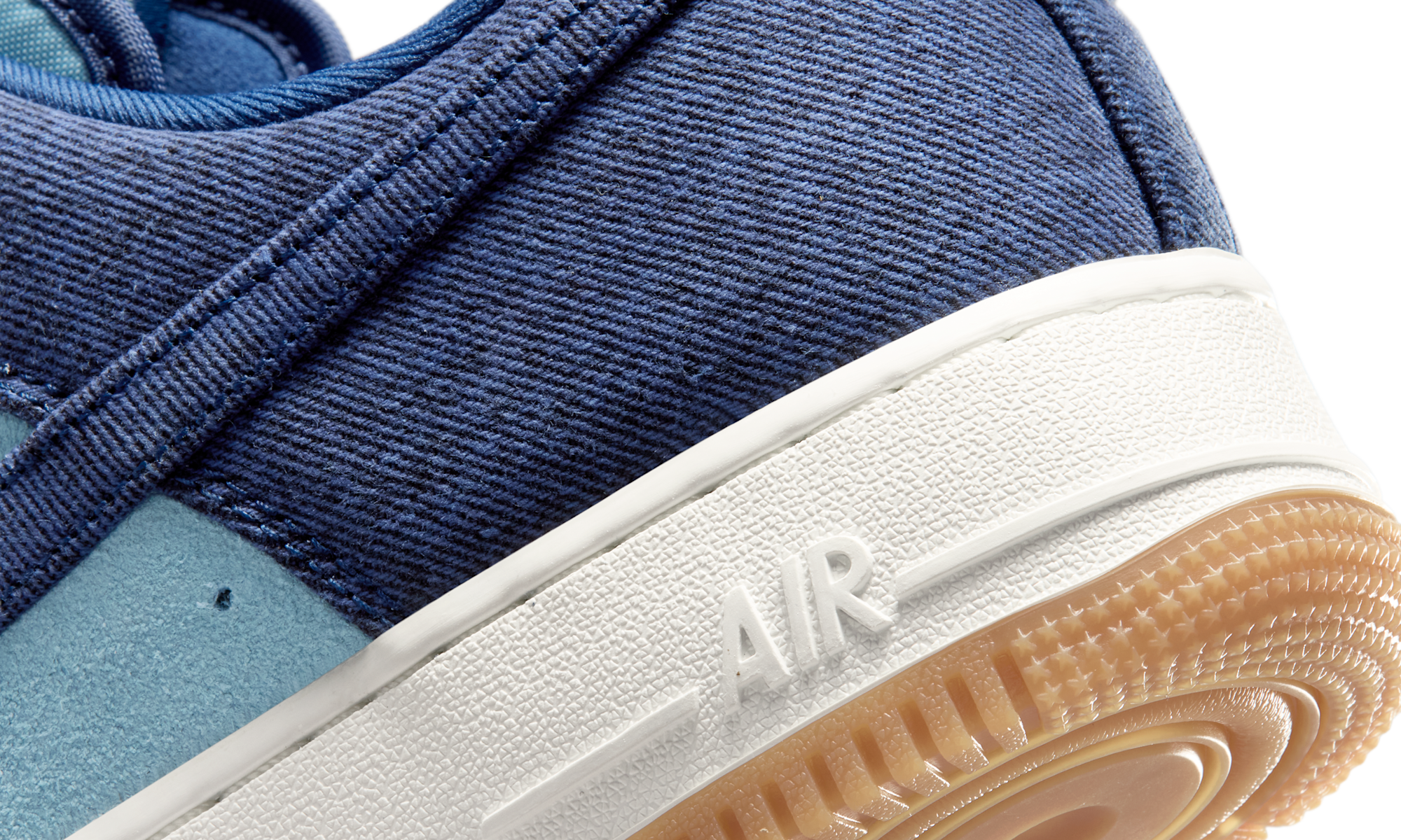 Nike Air Force 1 Low '07 LV8 Denim Navy Worn Blue