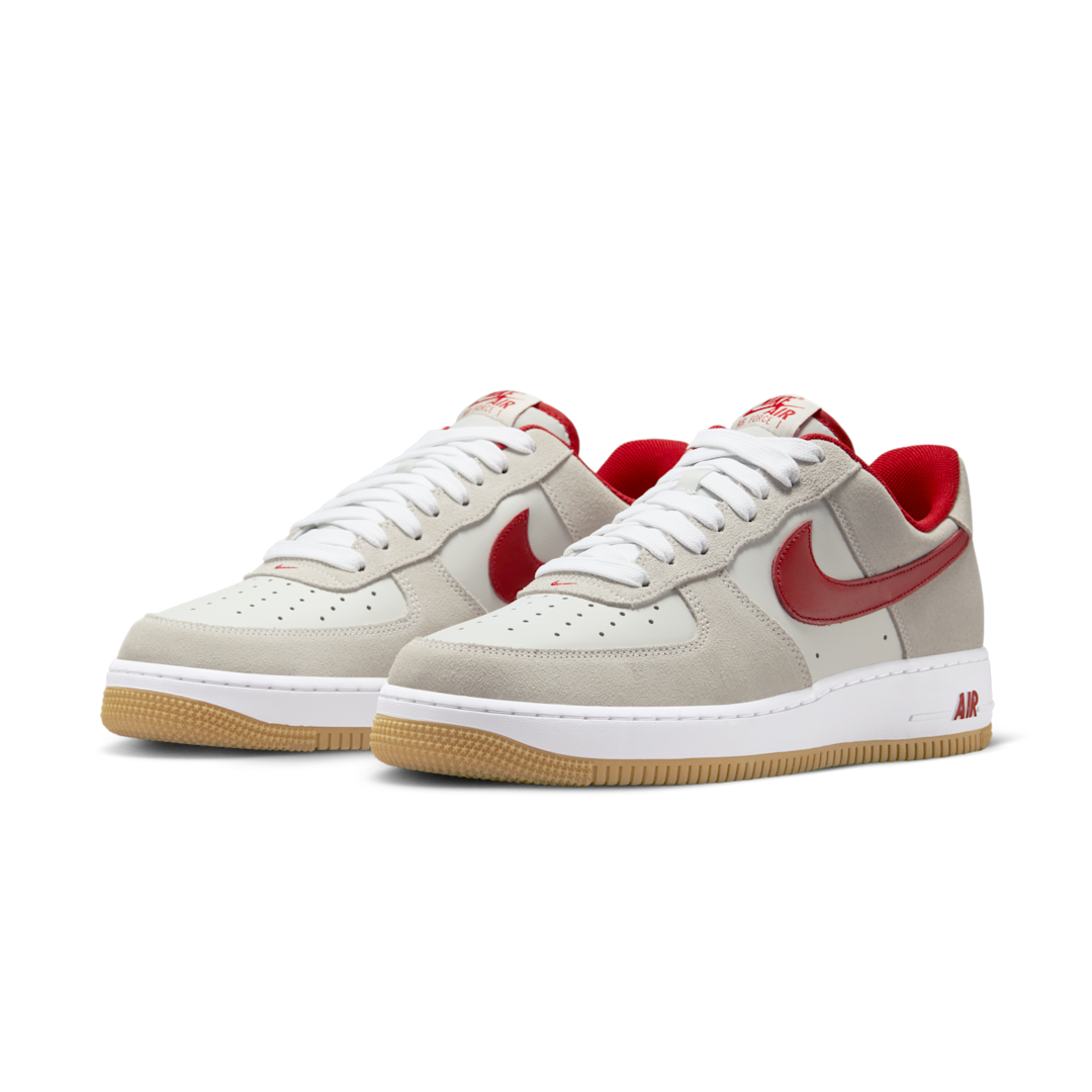 Nike Air Force 1 Low '07 LV8 Summit White Varsity Red Gum