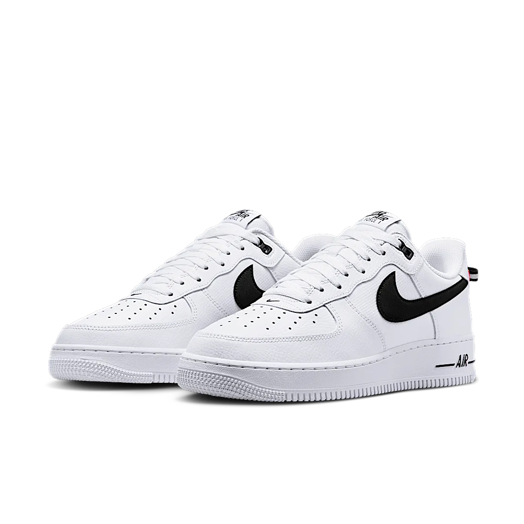 Nike Air Force 1 Low '07 LV8 White Black Bright Crimson, White/Black/Bright Crimson (HV9509-100)