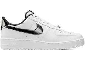 Nike Air Force 1 Low '07 LV8 White Black Glitter Swoosh
