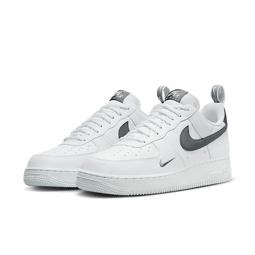 Nike Air Force 1 Low '07 LV8 White Metallic Dark Grey, White/Metallic Dark Grey (DX8967-100)