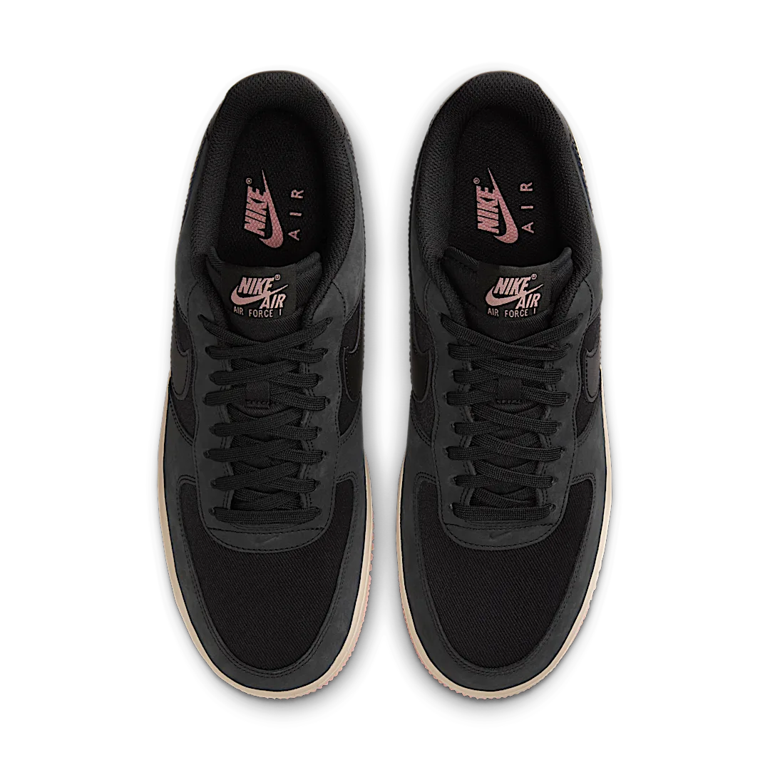 Nike Air Force 1 Low '07 LX Black Red Stardust, Black/Red Stardust/Sanddrift/Black (FB8876-001)