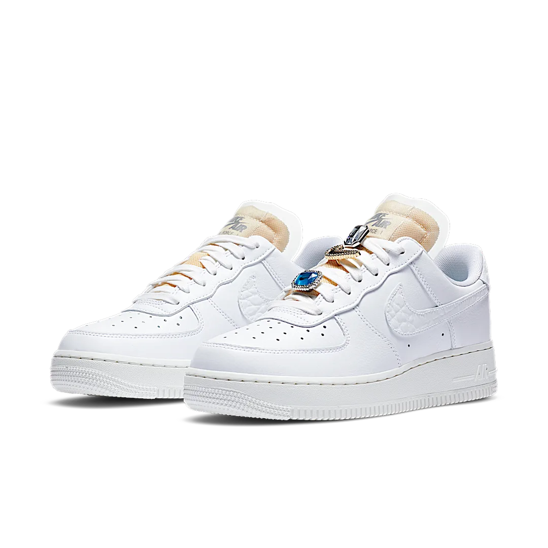 Nike Air Force 1 Low '07 LX Bling, White/White-Summit White-White Onyx (CZ8101-100)